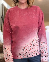 Load image into Gallery viewer, Heart Splash Red Sweatshirt