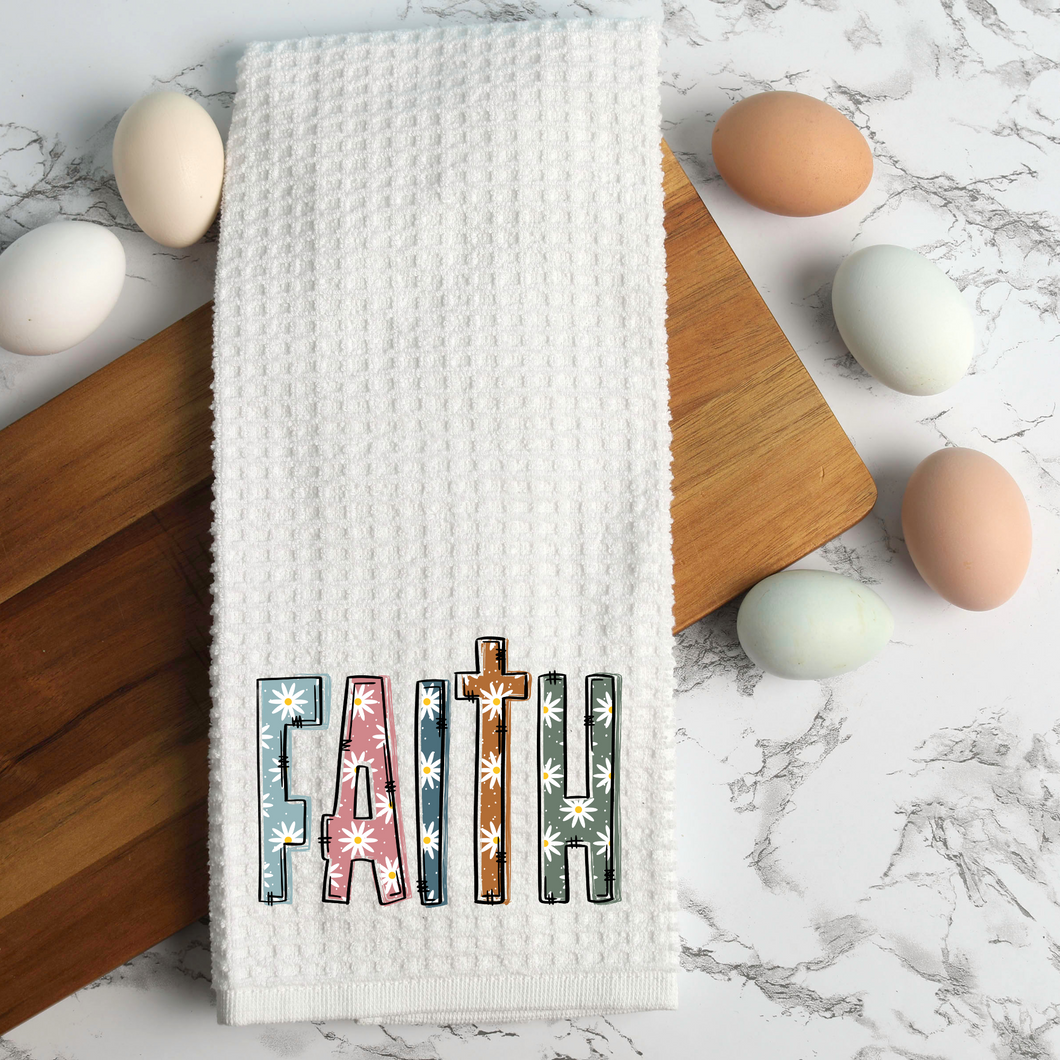 Faith Daisy Kitchen Tea Towel