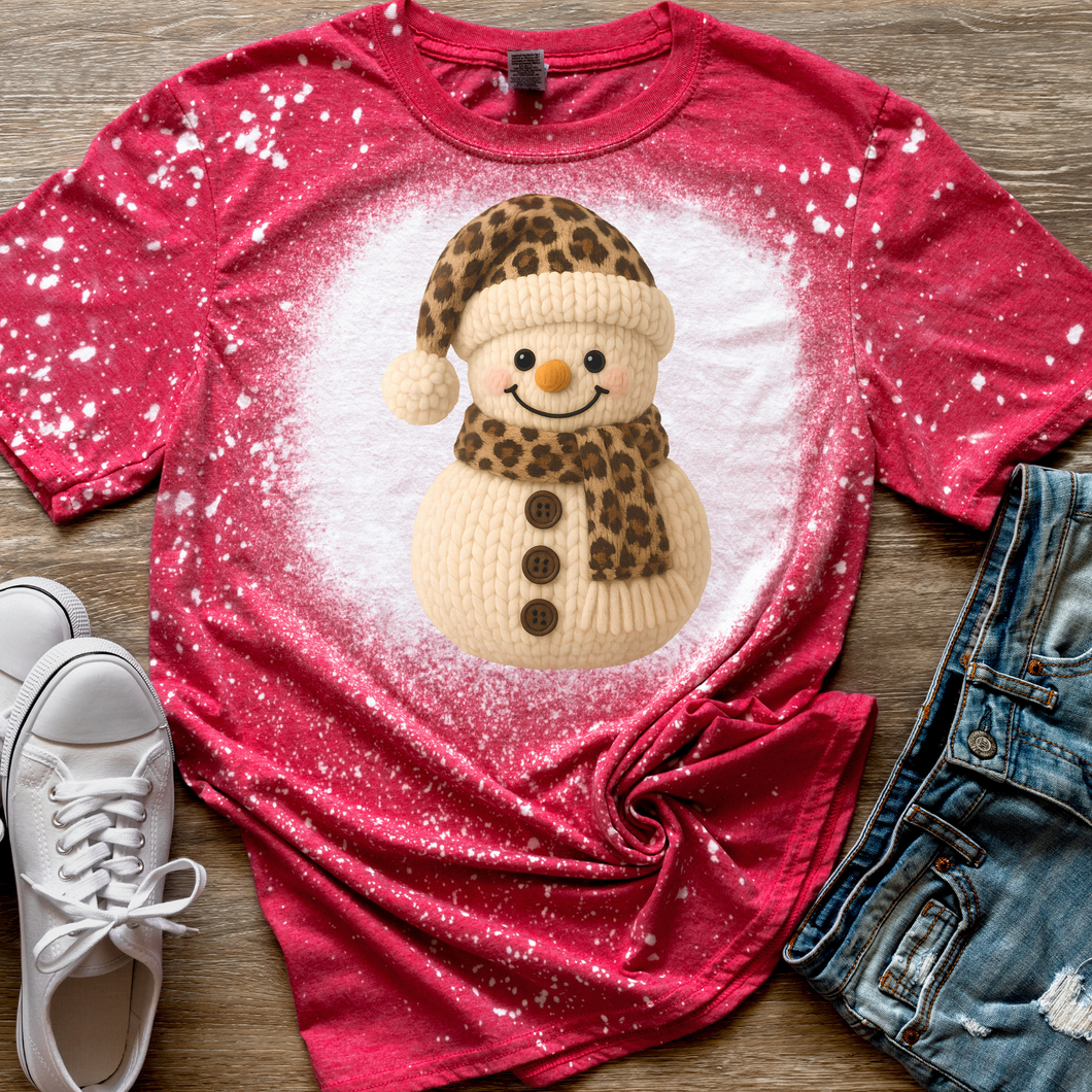 Leopard Snowman Top