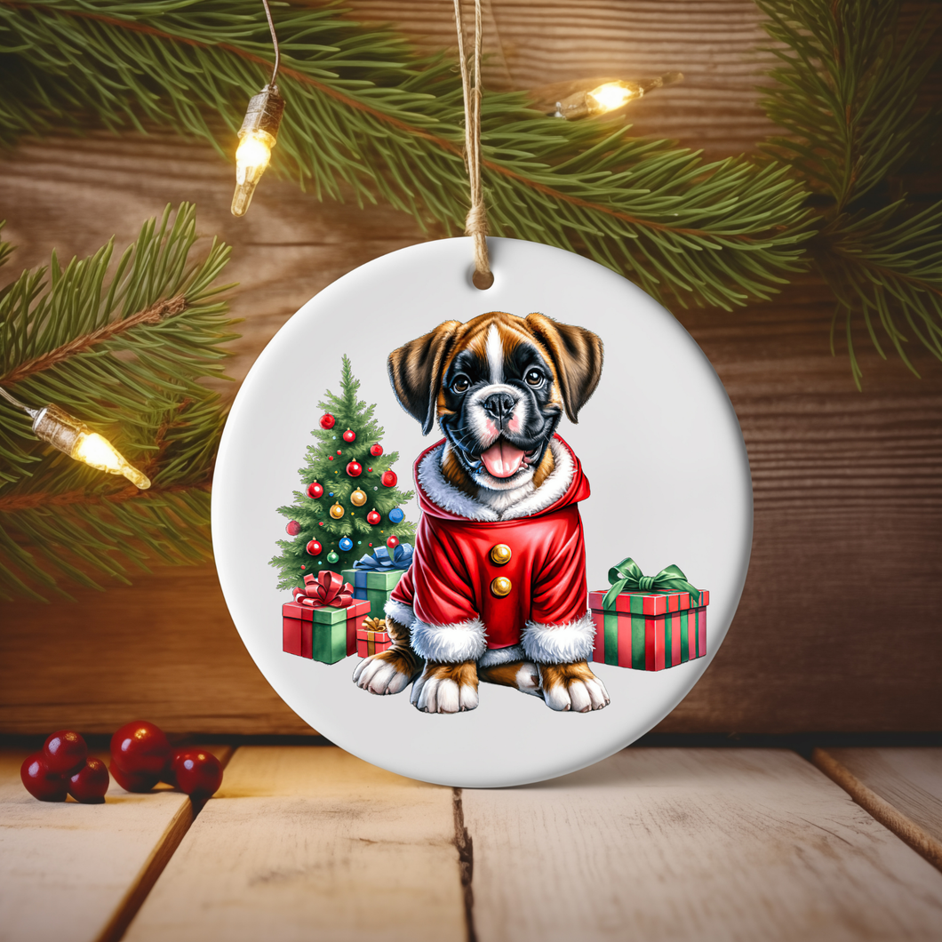 Christmas Dog Ornament