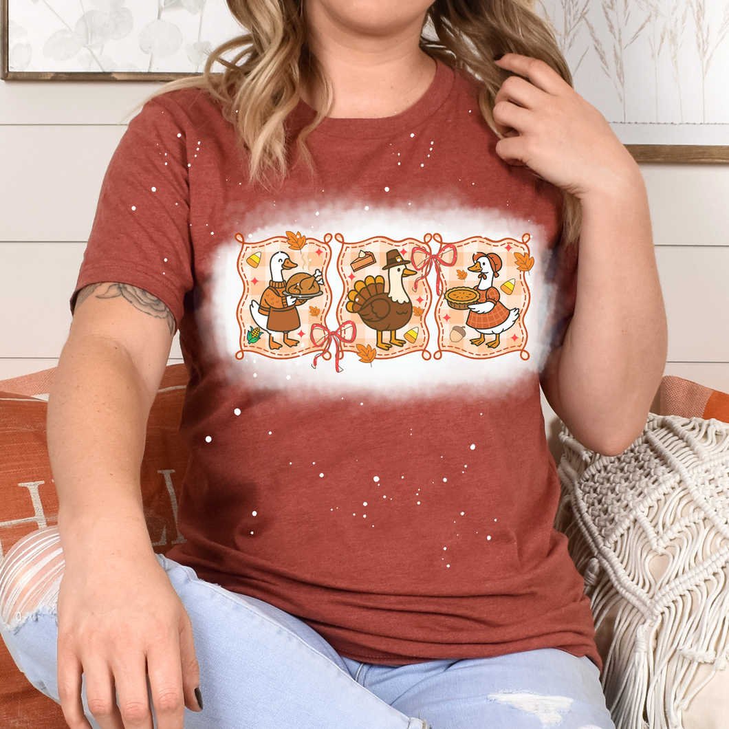 October Bleach T-shirt - Thanksgiving Goose