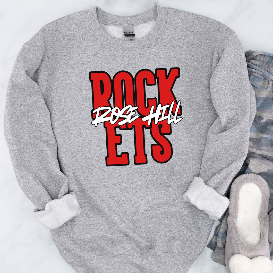 Red Outlined Rockets