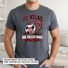 Load image into Gallery viewer, FC Atlas One Soccer Family Ball Heart
