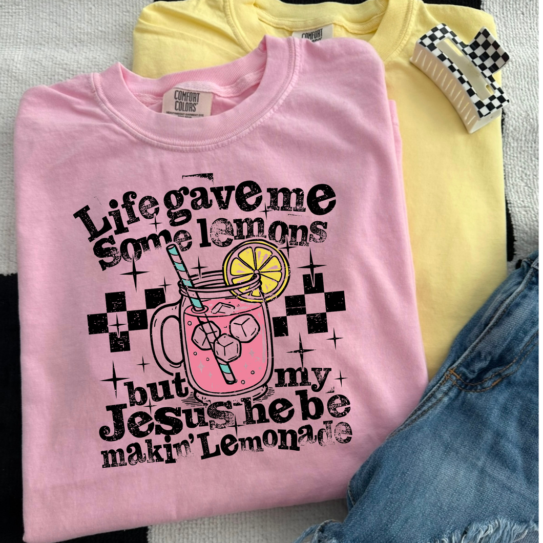 Jesus making Lemonade
