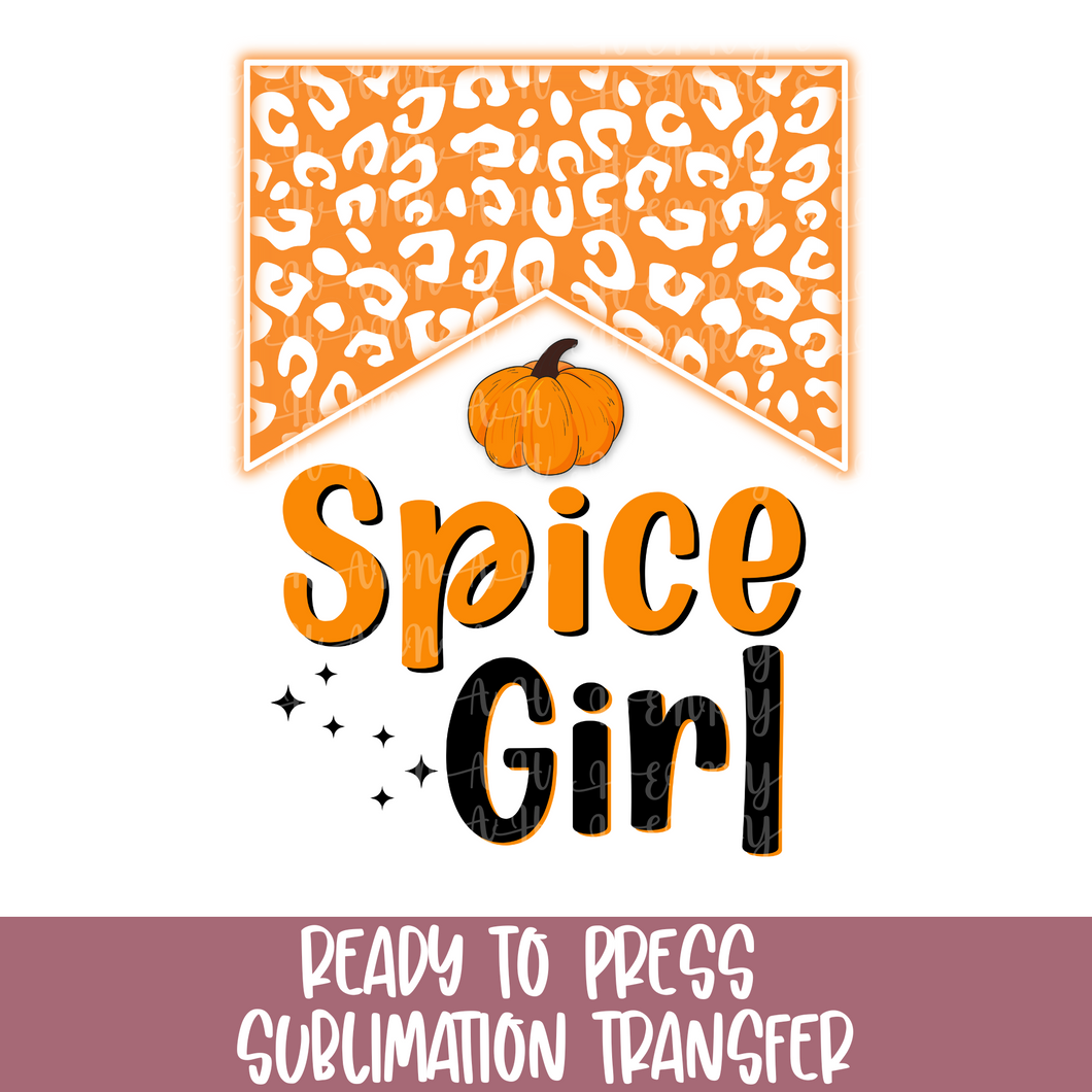 Spice Girl - Sublimation Ready to Press