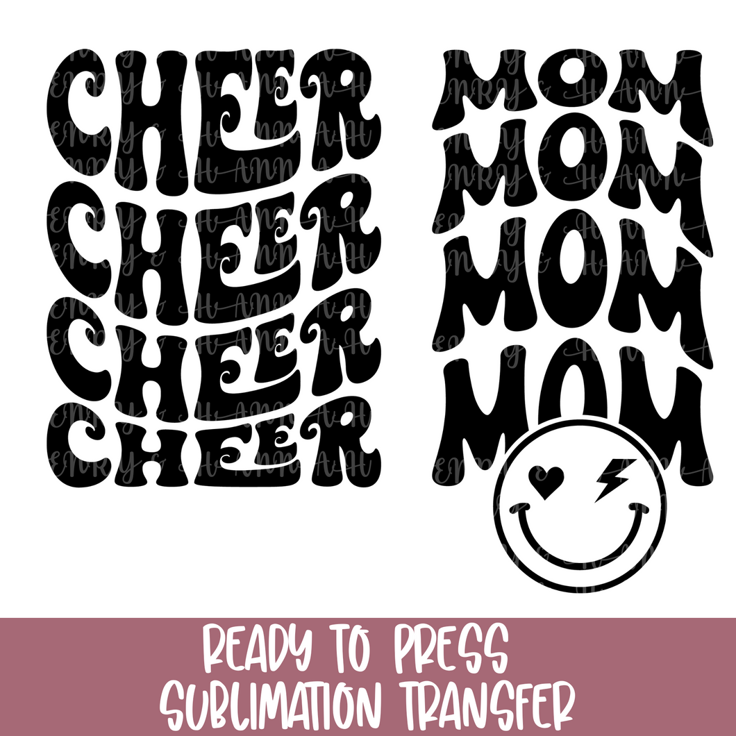 Cheer Mom - Sublimation Ready to Press