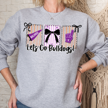 Load image into Gallery viewer, Prairie Elementary Let's Go Bulldogs Banner
