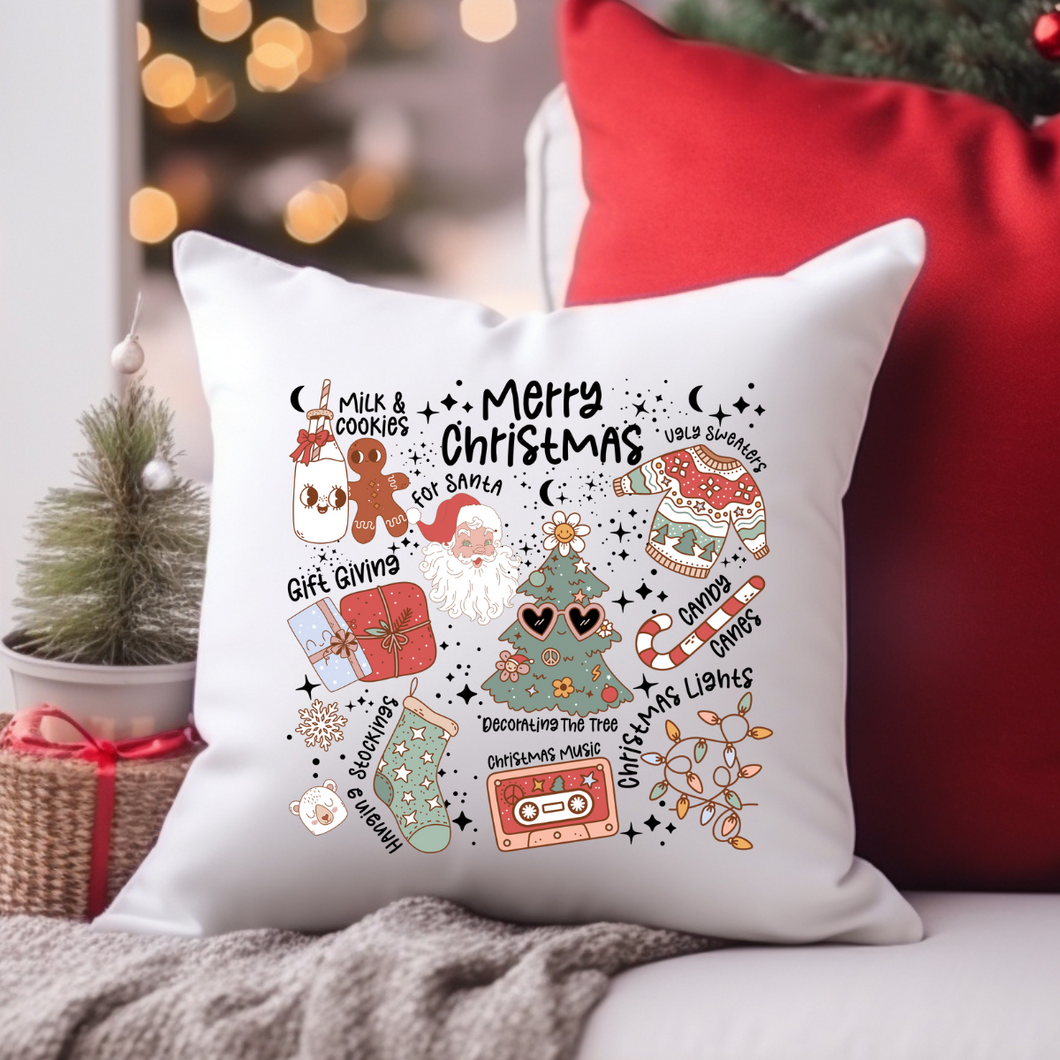 All the Christmas Things Pillow Case