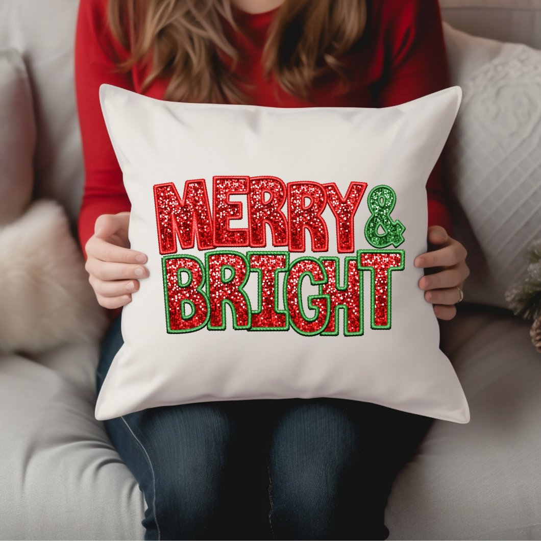 Merry & Bright Pillow Case