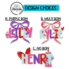 Load image into Gallery viewer, Valentine Custom Name Tote Bag
