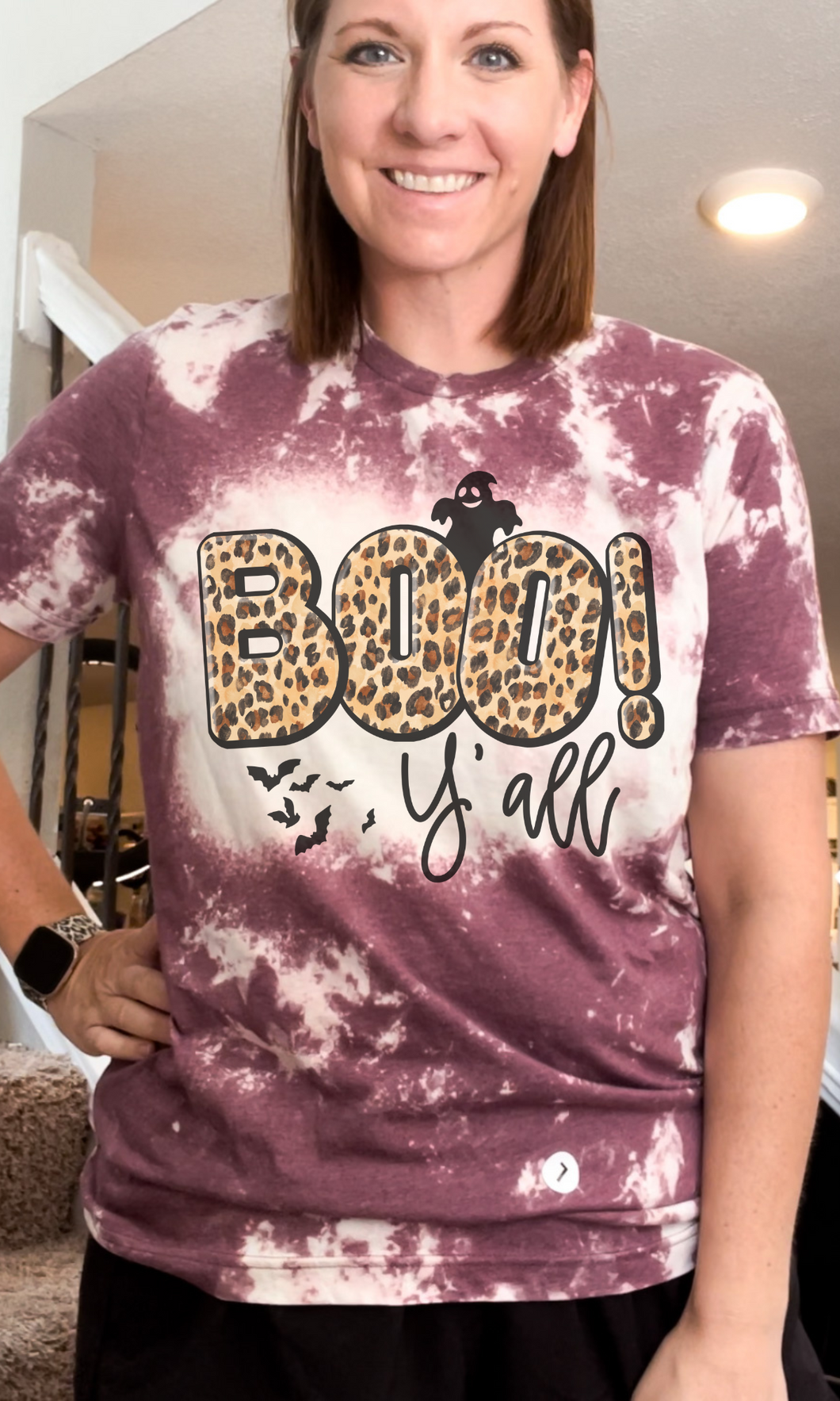 Boo Ya'll Leopard T-Shirt