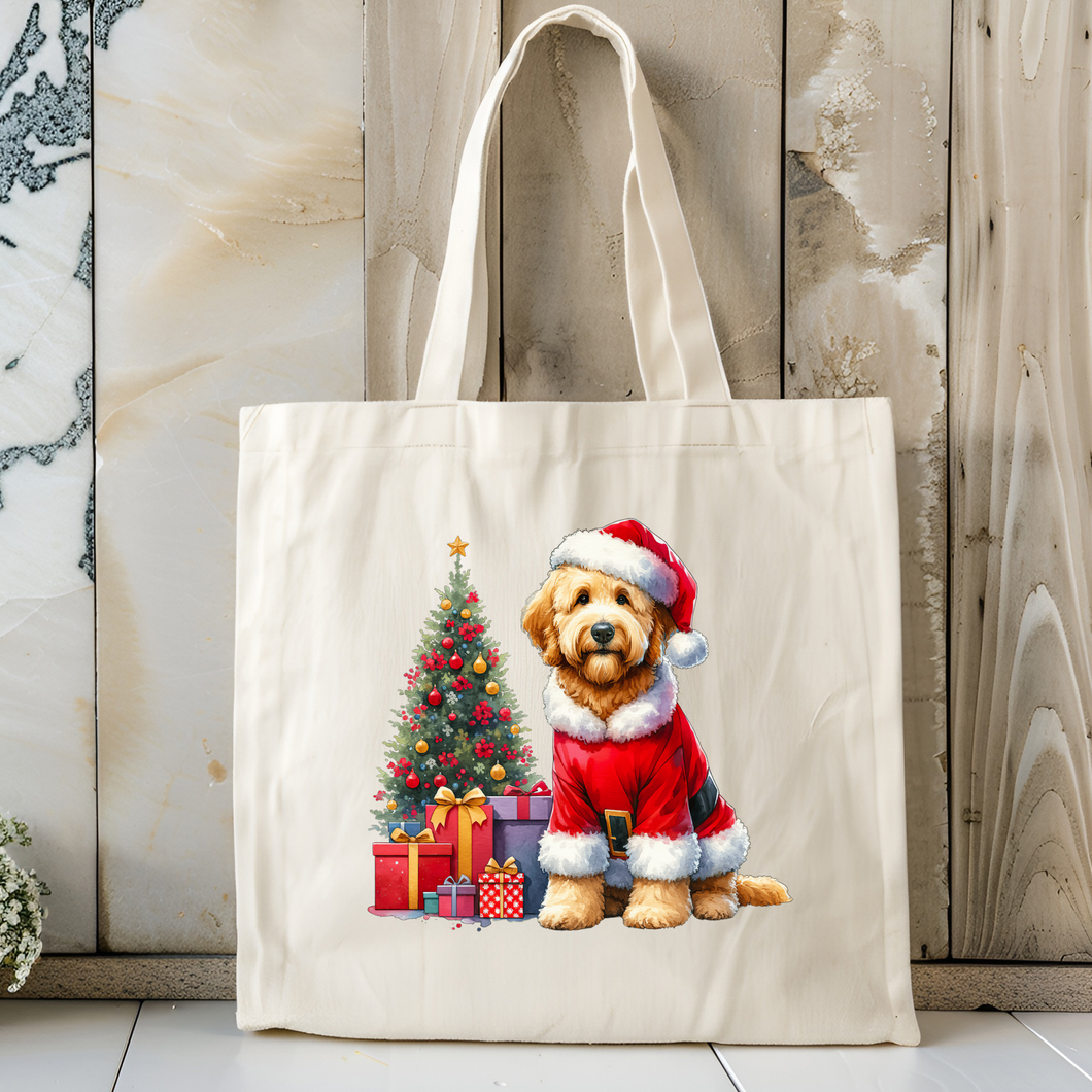 Christmas Dog Tote Bag