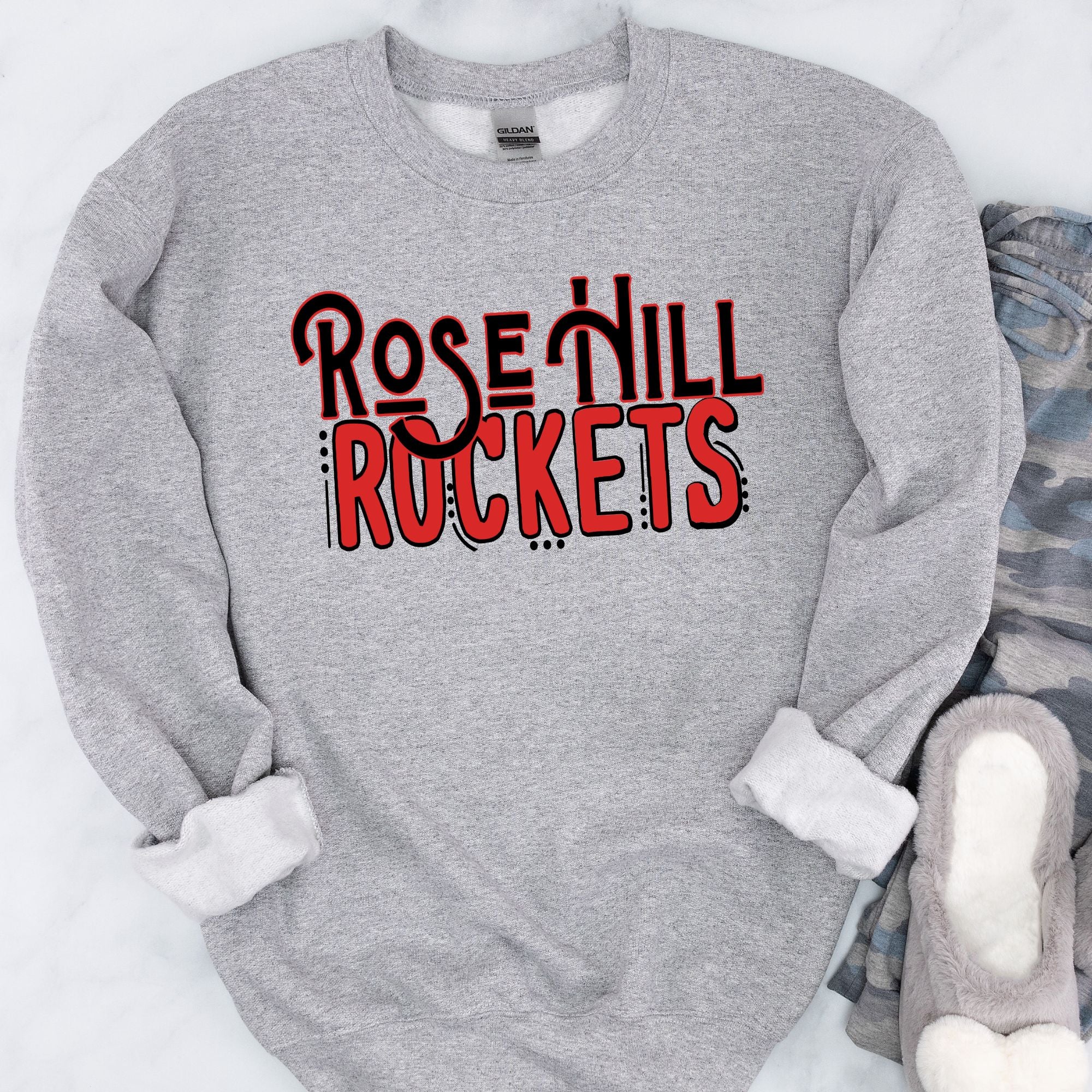 Rose Hill Rockets Patch Rose Hill Rocket Block – Henry & Hannah