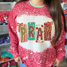 Load image into Gallery viewer, Pray - Christmas Block Top
