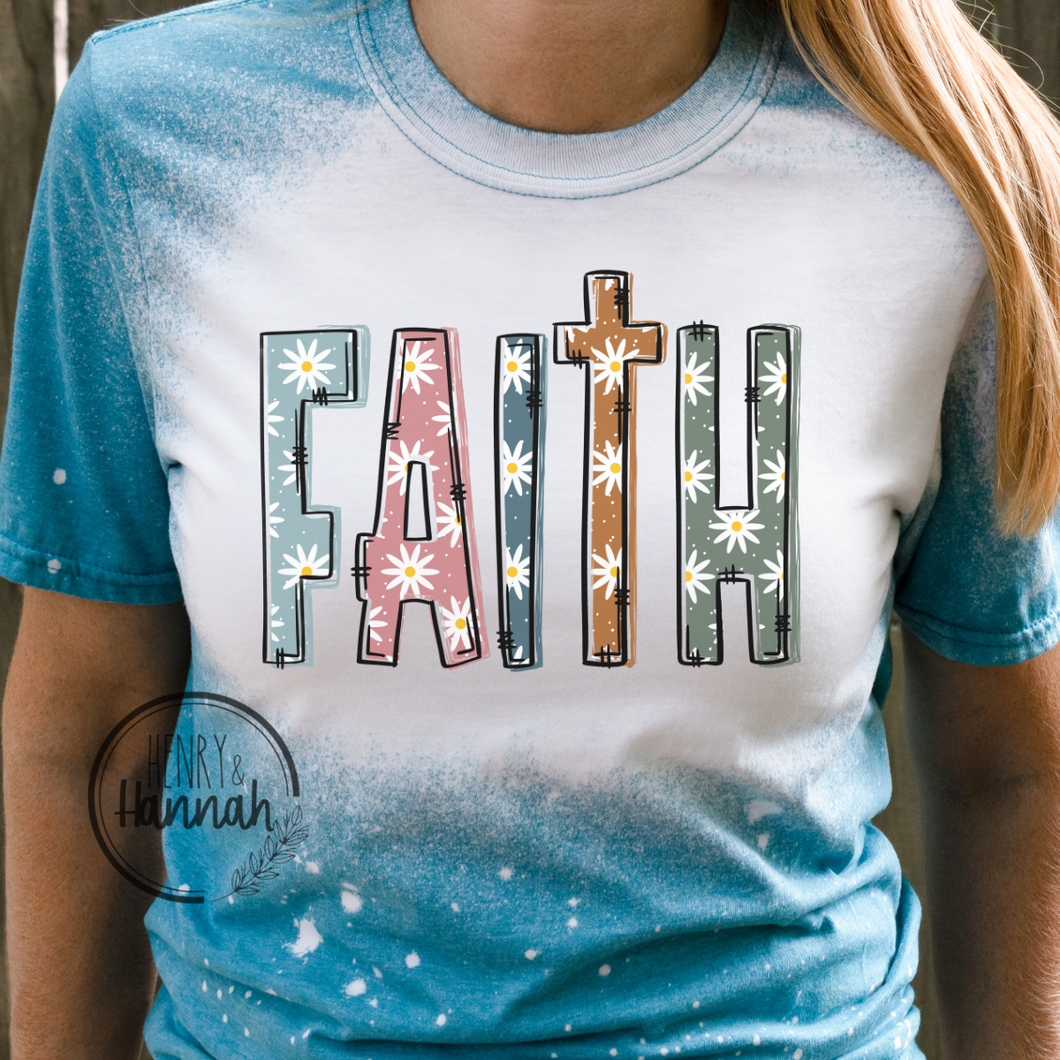 Faith - Colorful Daisies