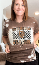 Load image into Gallery viewer, Touchdown Season Football Stencil T-Shirt
