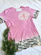 Load image into Gallery viewer, Pink Zebra Light Pink Cuffs T-shirt
