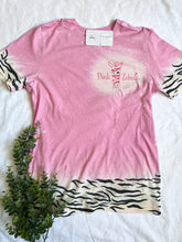Load image into Gallery viewer, Pink Zebra Light Pink Cuffs T-shirt
