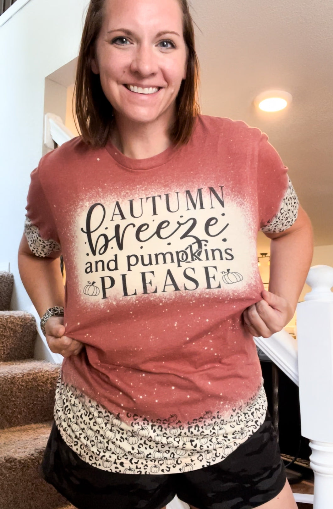 Autumn Breeze & Pumpkins Please T-shirt