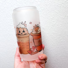 Load image into Gallery viewer, Fall Drinks Gnome Libbey Glass Can
