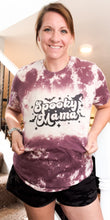 Load image into Gallery viewer, Spooky Mama Maroon Scrunch T-Shirt
