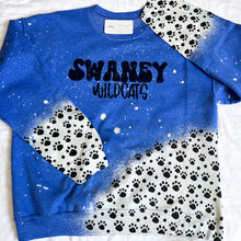Load image into Gallery viewer, 8 - Swaney Splash -Black Paws Sweatshirt
