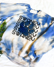 Load image into Gallery viewer, 11 - Swaney Leopard Paw Acid Wash Sweatshirt
