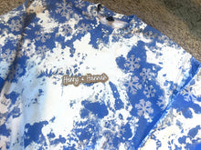 Load image into Gallery viewer, Double Bleached Snowflakes - Royal Blue Sweatshirt
