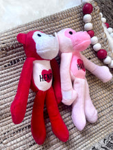 Load image into Gallery viewer, Personalized Plush Valentine Monkey
