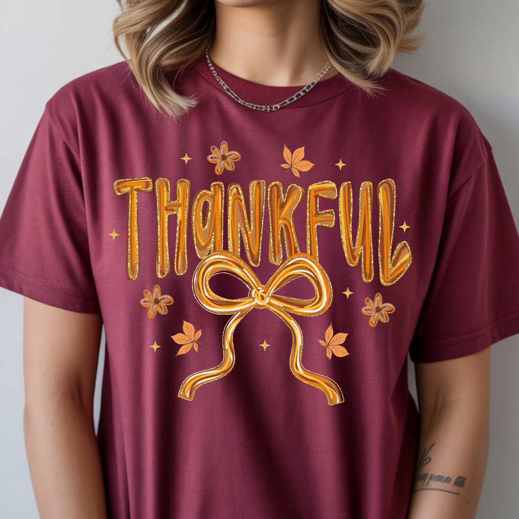 October non-bleached Tshirt Club - Thankful
