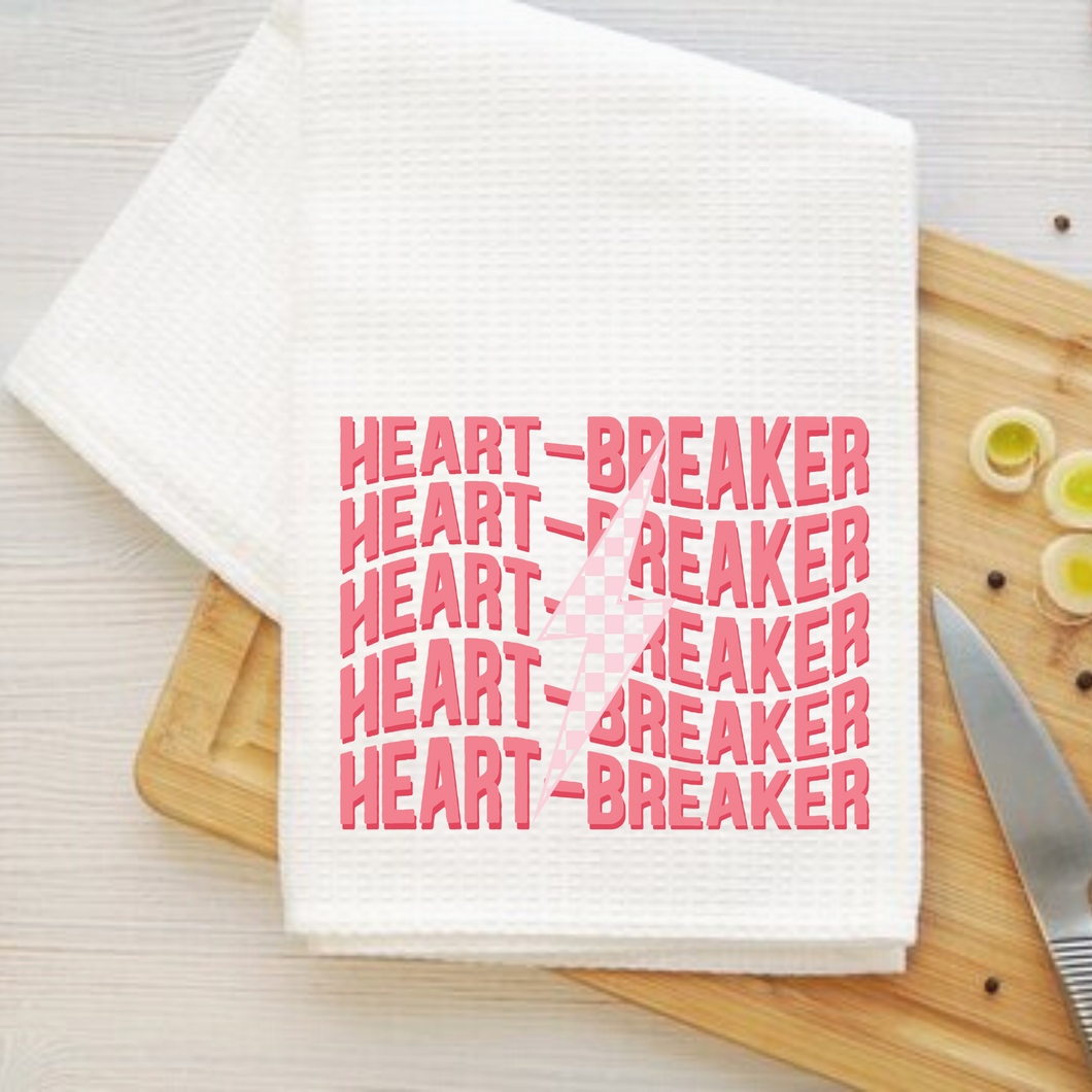 Heart Breaker Kitchen Tea Towel