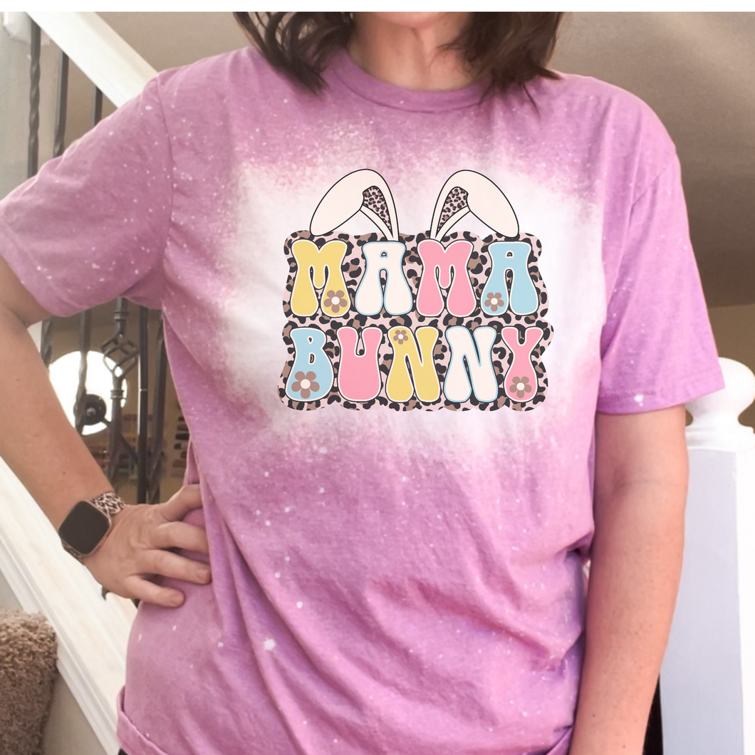 Mama Bunny Easter T-shirt - Orchid