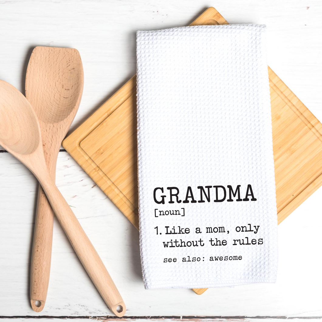 Grandma Noun Kitchen Tea Towel