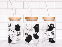 Load image into Gallery viewer, Boo Ghost Wrap Libbey Glass Can
