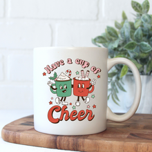 Load image into Gallery viewer, Retro Have a Cup of Cheer Coffee Mug
