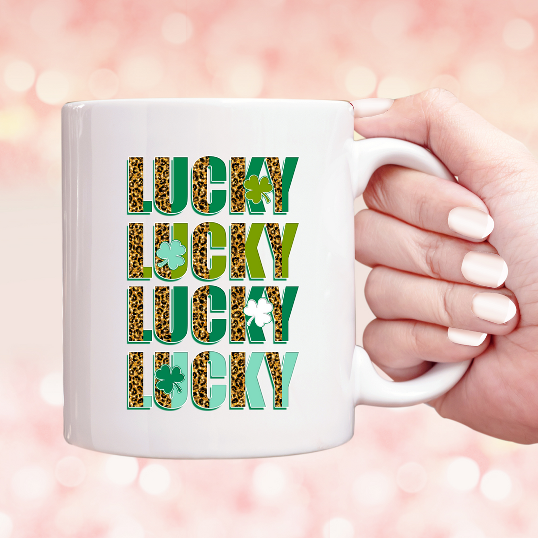Lucky Lucky Lucky Coffee Mug