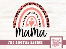 Load image into Gallery viewer, Boho Rainbow Mama PNG
