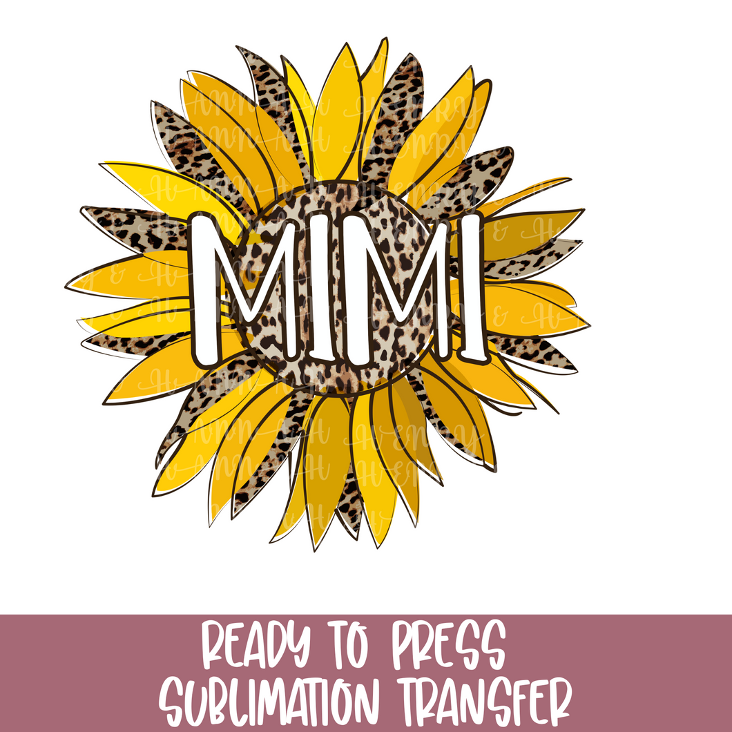Sunflower MIMI - Sublimation Ready to Press