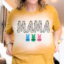 Load image into Gallery viewer, Mama Leopard Peep Names Easter T-shirt
