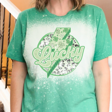Load image into Gallery viewer, Lucky Lightening Bolt St. Patrick T-Shirt
