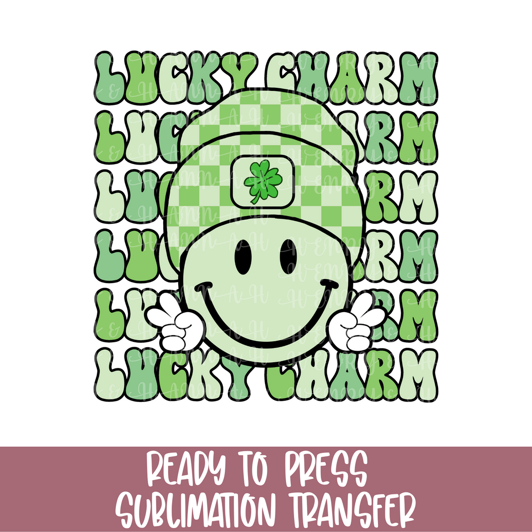 Lucky Charm St. Patty Day - Sublimation Ready to Press