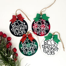 Load image into Gallery viewer, Teacher Christmas Ornament
