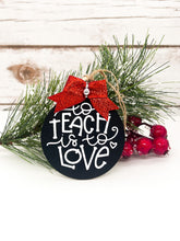 Load image into Gallery viewer, Teacher Christmas Ornament
