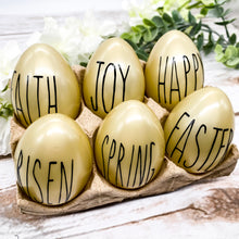 Load image into Gallery viewer, Gold Easter Egg Decor
