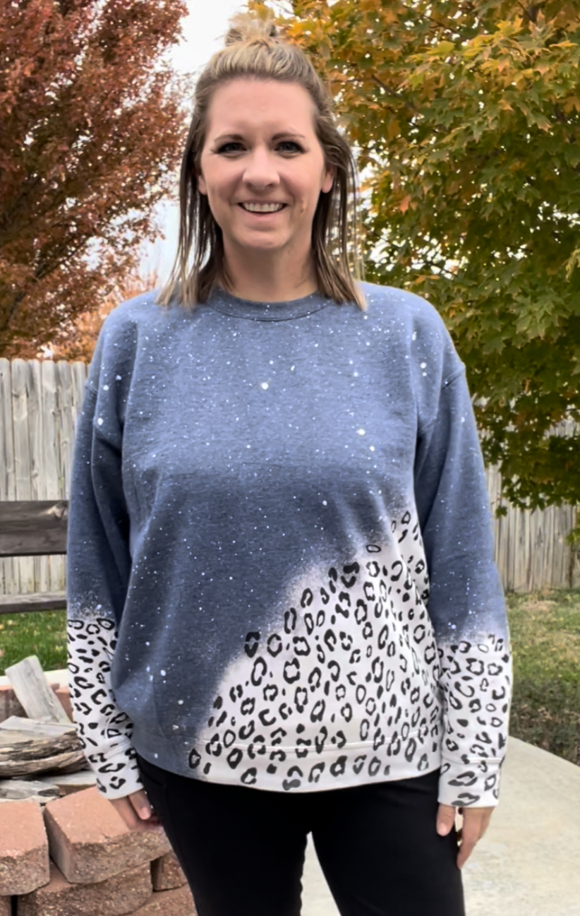 Leopard Splash Sweatshirt
