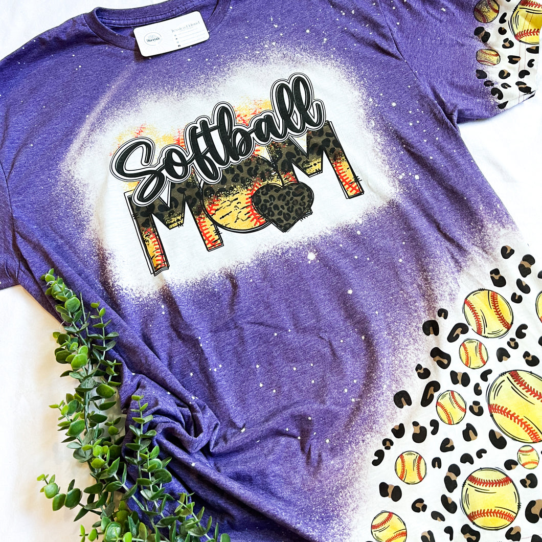 Softball MOM Splash T-shirt
