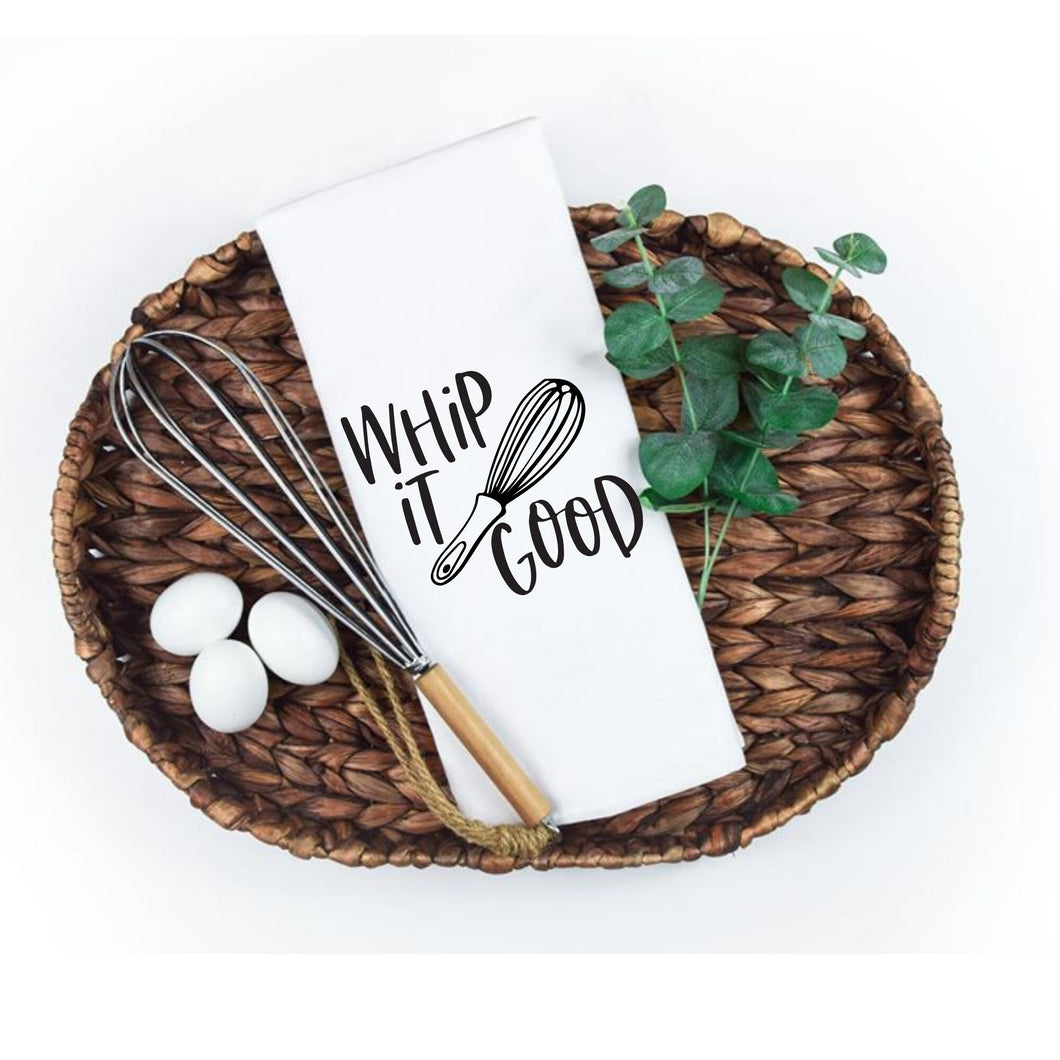 Whip it Good Funny Kitchen Towels