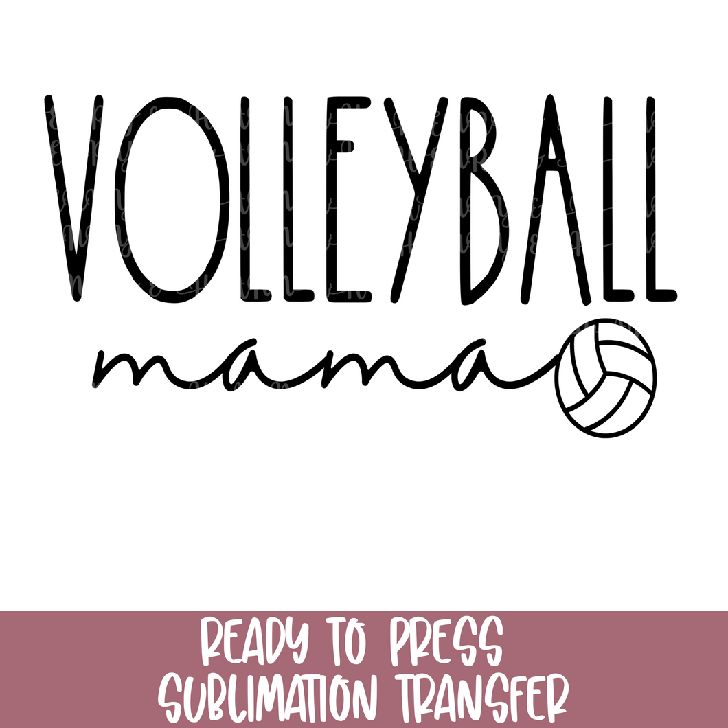Volleyball MAMA - Sublimation Ready to Press